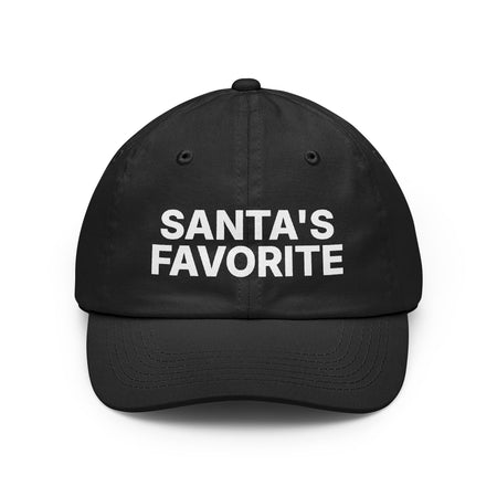 Santa's Favorite Funny Christmas Dad Hat | Holiday Baseball Cap | Stocking Stuffer