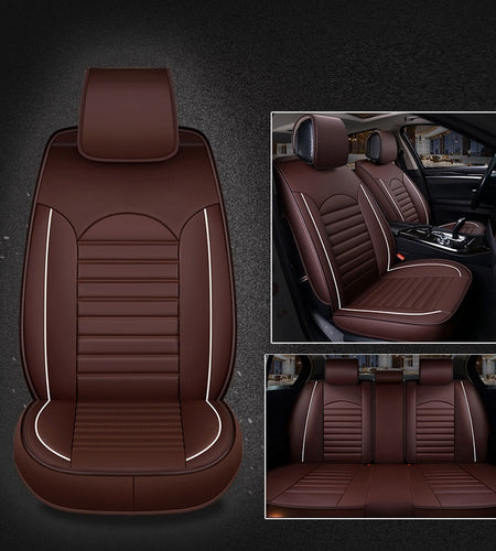 Five-seat Universal Fully Enclosed Car Seat Cushion Four Seasons Universal Leather Saddle Cover