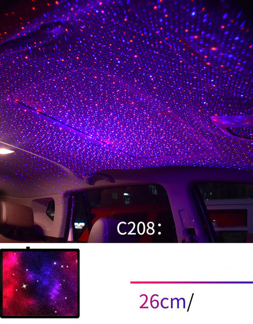 Load image into Gallery viewer, Star Light Projector Party Lights USB LED Light Interior Lighting LED Interior Car Lights Starry Sky Galaxy Night Lights
