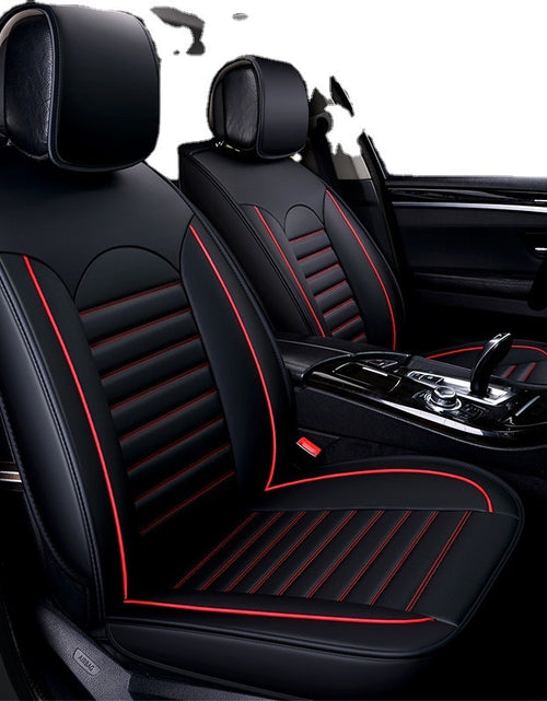 Load image into Gallery viewer, Five-seat Universal Fully Enclosed Car Seat Cushion Four Seasons Universal Leather Saddle Cover
