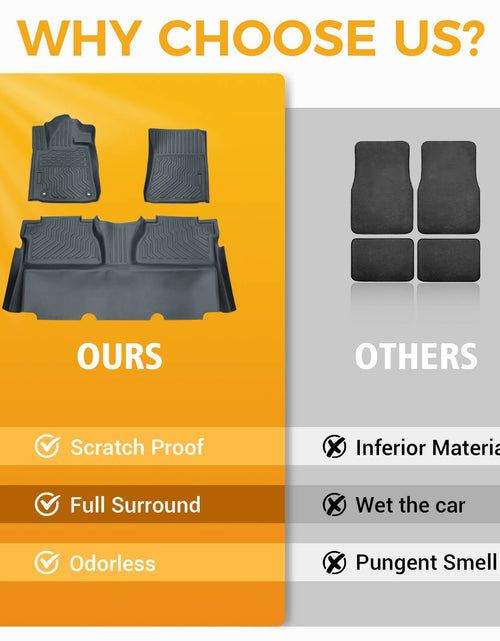 Load image into Gallery viewer, All Weather Car Floor Mats For 2014-2021 Tundra Double Cab Crew Max Cab
