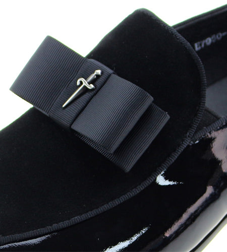 Matte Leather Patent Leather Men's Shoes