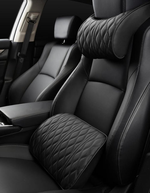 Load image into Gallery viewer, Car headrest, car neck pillow, backrest, car seat, universal car lumbar support set
