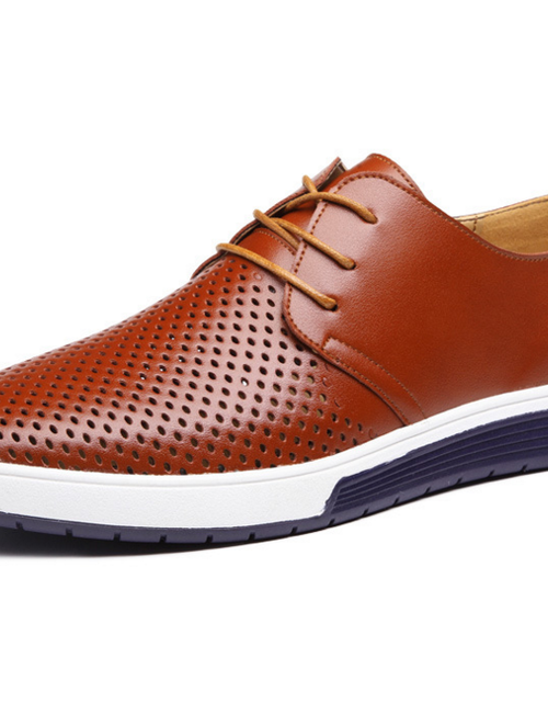 Load image into Gallery viewer, Leather Shoes Men's Business Formal Workwear Shoes Black Trendy Soft Shoes
