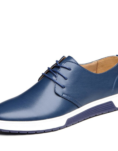 Load image into Gallery viewer, Leather Shoes Men's Business Formal Workwear Shoes Black Trendy Soft Shoes
