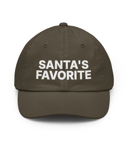 Santa's Favorite Funny Christmas Dad Hat | Holiday Baseball Cap | Stocking Stuffer