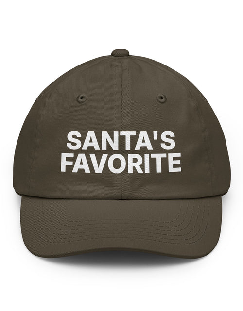 Load image into Gallery viewer, Santa's Favorite Funny Christmas Dad Hat | Holiday Baseball Cap | Stocking Stuffer

