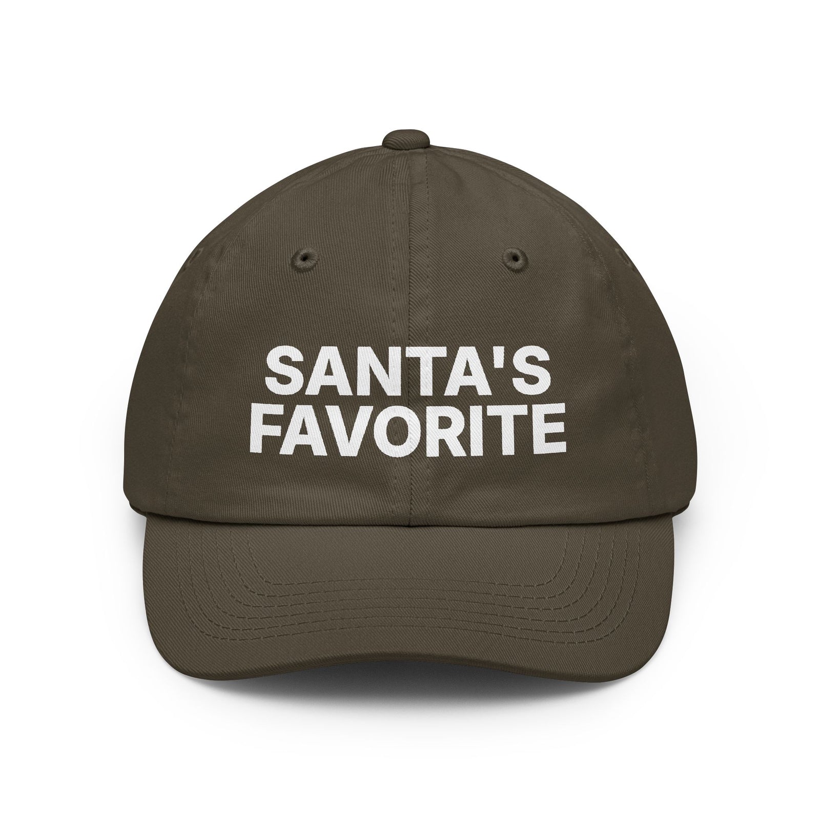 Santa's Favorite Funny Christmas Dad Hat | Holiday Baseball Cap | Stocking Stuffer