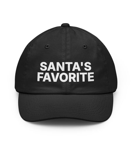 Santa's Favorite Funny Christmas Dad Hat | Holiday Baseball Cap | Stocking Stuffer