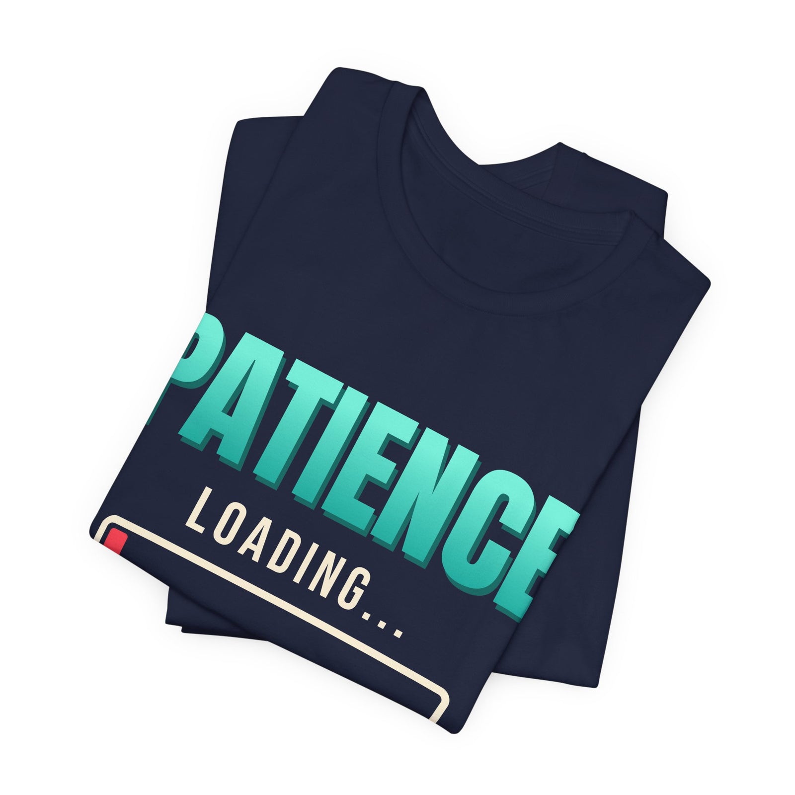 Patience Loading 2% Funny T-Shirt | Retro Graphic Tee | Sarcastic Gift