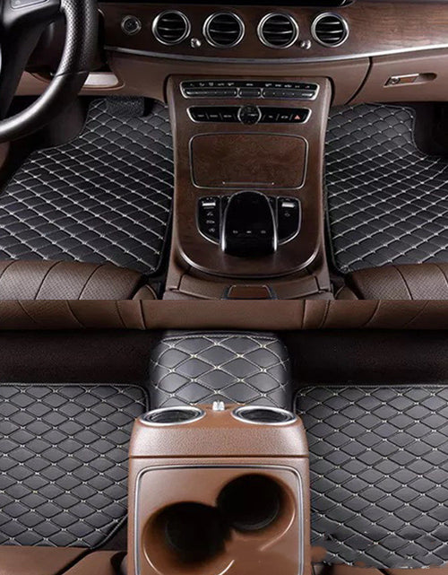 Load image into Gallery viewer, Universal Right Rudder Foot Pad Leather Quilted Embroidered Full Surround
