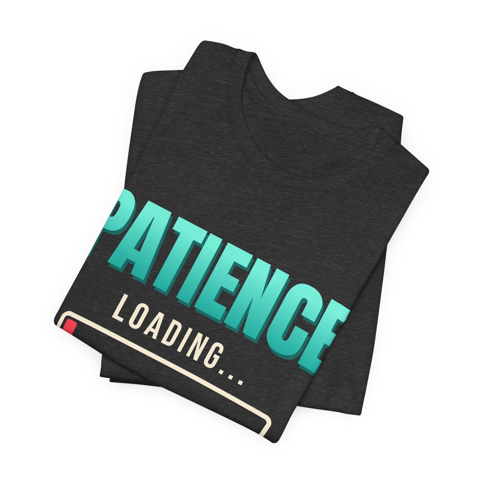 Patience Loading 2% Funny T-Shirt | Retro Graphic Tee | Sarcastic Gift