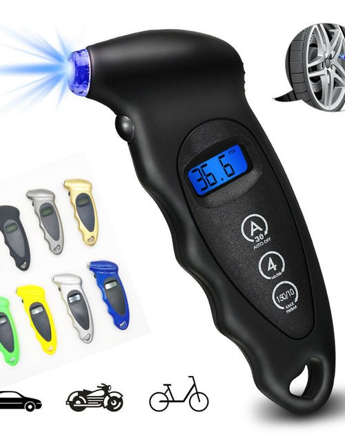 Load image into Gallery viewer, Tire Pressure Gauge Backlight High-precision Digital Tire Pressure Monitoring Car Tyre Air Pressure Gauge Meter LCD Display
