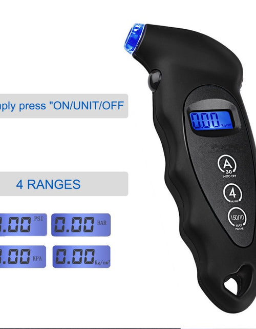 Load image into Gallery viewer, Tire Pressure Gauge Backlight High-precision Digital Tire Pressure Monitoring Car Tyre Air Pressure Gauge Meter LCD Display
