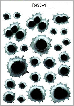 Load image into Gallery viewer, Simulation Bullet Hole Car Sticker, Car Bullet Hole Crack Car Sticker
