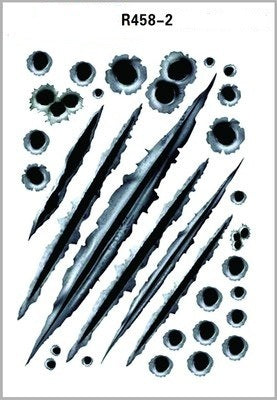 Load image into Gallery viewer, Simulation Bullet Hole Car Sticker, Car Bullet Hole Crack Car Sticker
