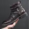 Leather shoes for men cowboy shoes Martin boots