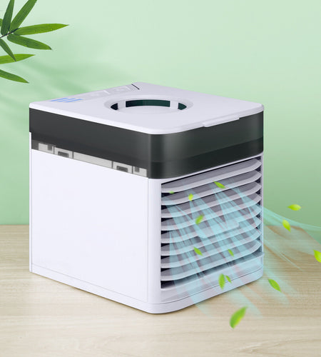 4 In 1 Personal Portable Cooler AC Air Conditioner Unit Air Fan Humidifier 4 In 1 Upgraded Portable Air Conditioner Cooling Fan 3 Speed Home Office Tent