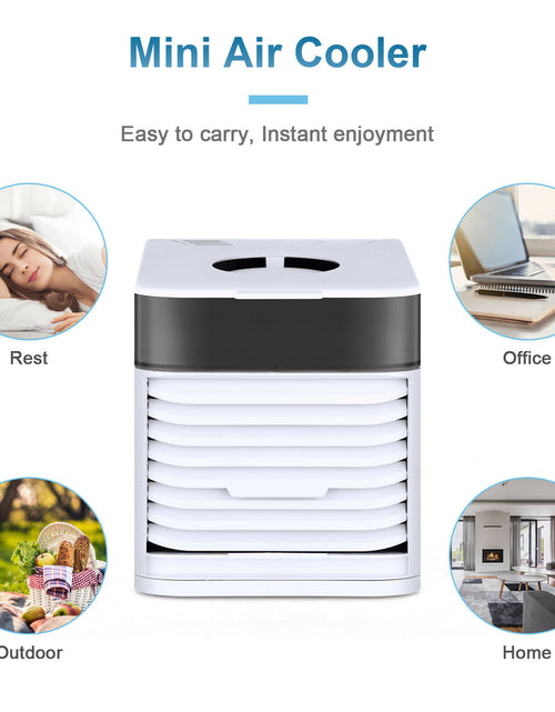 Load image into Gallery viewer, 4 In 1 Personal Portable Cooler AC Air Conditioner Unit Air Fan Humidifier 4 In 1 Upgraded Portable Air Conditioner Cooling Fan 3 Speed Home Office Tent
