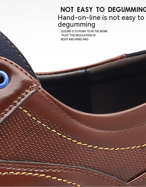 Load image into Gallery viewer, Men's Work Fashion Leather Shoes
