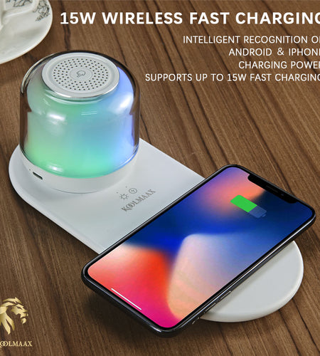 Koolmaax 2023 Night Light Charger 3 In 1 With Bedside Lamp Versatile New Trend