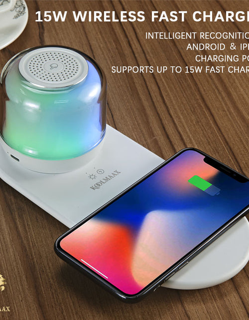 Load image into Gallery viewer, Koolmaax 2023 Night Light Charger 3 In 1 With Bedside Lamp Versatile New Trend
