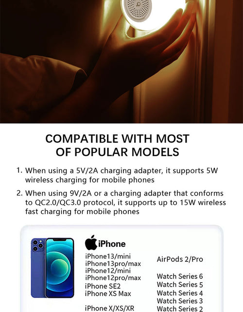 Load image into Gallery viewer, Koolmaax 2023 Night Light Charger 3 In 1 With Bedside Lamp Versatile New Trend
