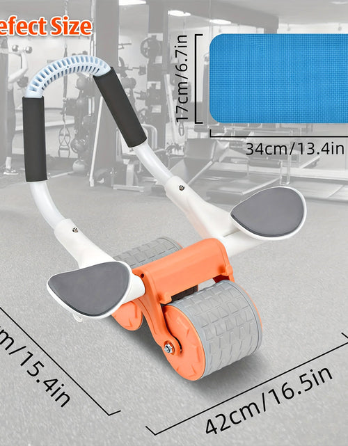 Load image into Gallery viewer, Elbow Support Automatic Rebound Abdominal Wheel Ab Roller For Abdominal Exercise Machine Abs Workout Equipment ,Dolly Core Strengthening Trainer Fitness Belly TrainingElbow Support Automatic Rebound A
