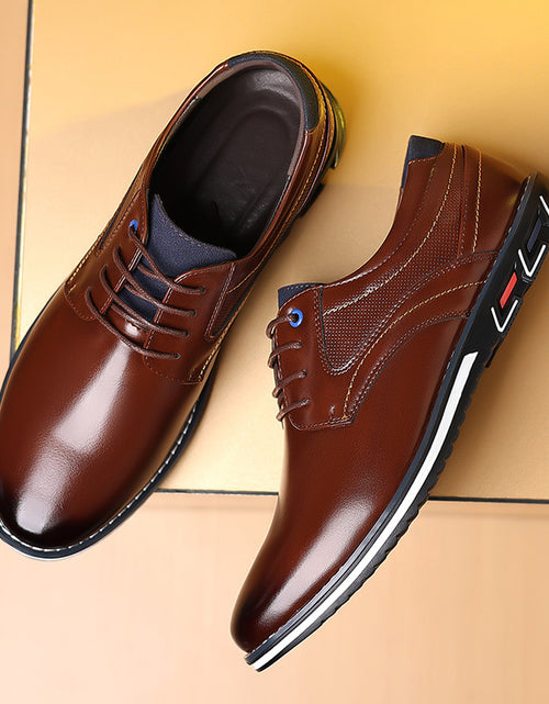 Load image into Gallery viewer, Men's Work Fashion Leather Shoes

