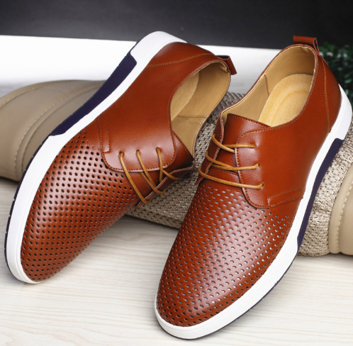 Load image into Gallery viewer, Leather Shoes Men's Business Formal Workwear Shoes Black Trendy Soft Shoes
