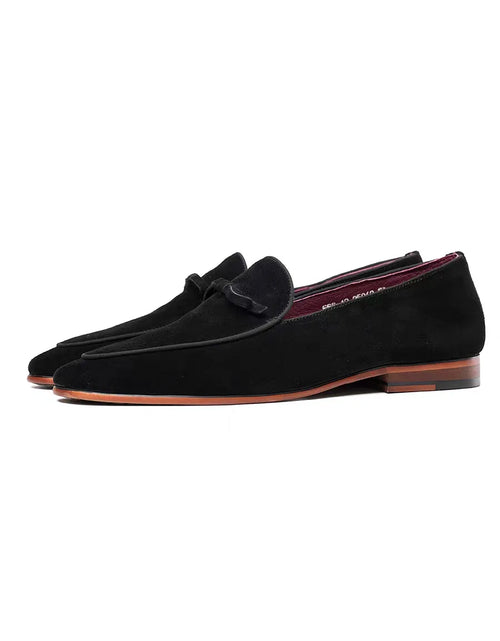 Load image into Gallery viewer, Suede Leather Business Casual Leather Shoes Slip-on Breathable British Style
