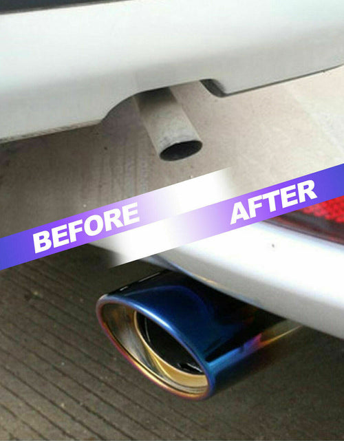 Load image into Gallery viewer, Car Exhaust Pipe Tip Rear Tail Throat Muffler Stainless Steel Round Accessories
