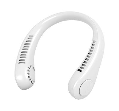 Load image into Gallery viewer, Hanging Neck Fan Portable Cooling Fan USB Leafless 360 Degree Neckband Fan 78 Surround Air Outlets 4000Mah Rechargeable
