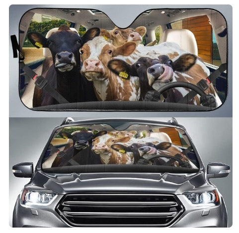 Load image into Gallery viewer, Car Sun Shield Front Stop Sunscreen Heat Insulation Non-punching Telescopic Curtain
