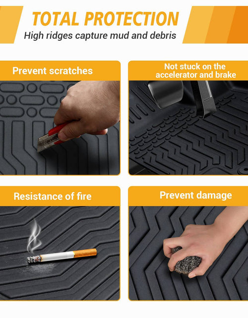 Load image into Gallery viewer, All Weather Car Floor Mats For 2014-2021 Tundra Double Cab Crew Max Cab
