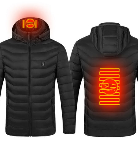 New Heated Jacket Coat USB Electric Jacket Cotton Heater Thermal Clothing Heating Vest