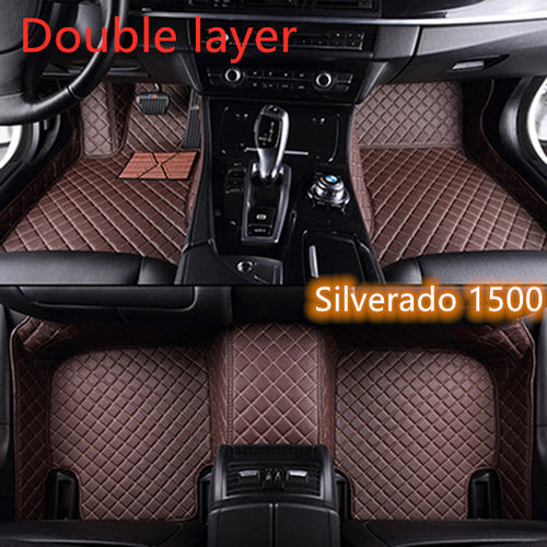 Load image into Gallery viewer, Fully Surrounded Car Leather Floor Mat Pad All Weather Protection
