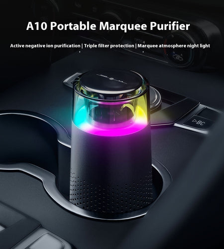 New Car Air Purifier Home Office Horse Running Light Except Flue Dust Purifier