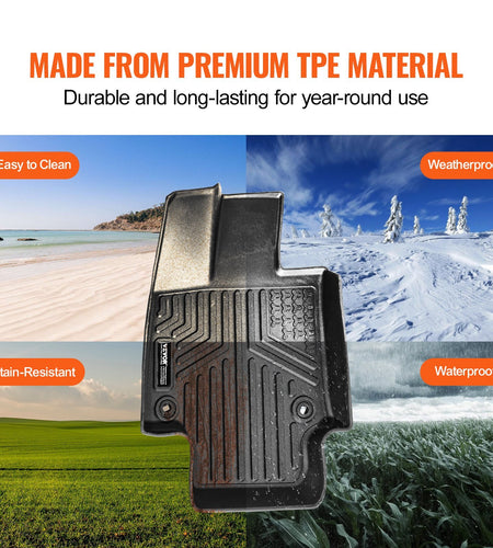 Automotive Floor Mats Fits Toyota RAV4  Not For Hybrid Or Prime  2019-2024