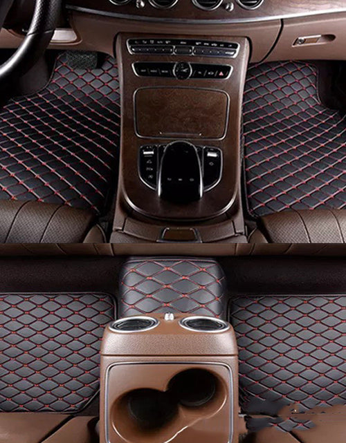 Load image into Gallery viewer, Universal Right Rudder Foot Pad Leather Quilted Embroidered Full Surround
