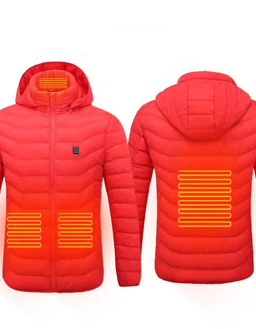 Load image into Gallery viewer, New Heated Jacket Coat USB Electric Jacket Cotton Heater Thermal Clothing Heating Vest
