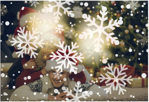 Load image into Gallery viewer, Projector Lamp High-brightness Christmas Snowflake Indoor Holiday Decoration Light Rotating
