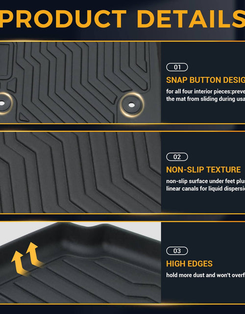 Load image into Gallery viewer, All Weather Car Floor Mats For 2014-2021 Tundra Double Cab Crew Max Cab
