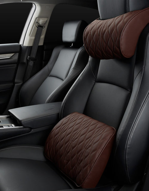 Load image into Gallery viewer, Car headrest, car neck pillow, backrest, car seat, universal car lumbar support set
