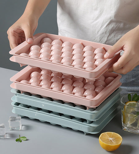 Ice Tray 3D Round Ice Molds Home Bar Party Use Round Ball Ice Cube Makers Kitchen DIY Ice Cream Moulds
