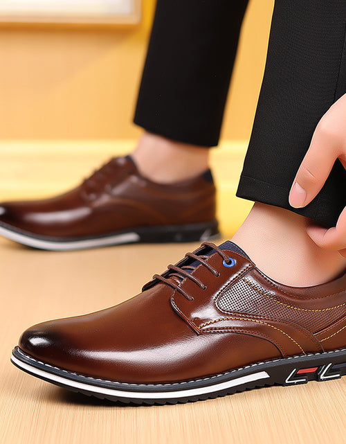 Load image into Gallery viewer, Men's Work Fashion Leather Shoes
