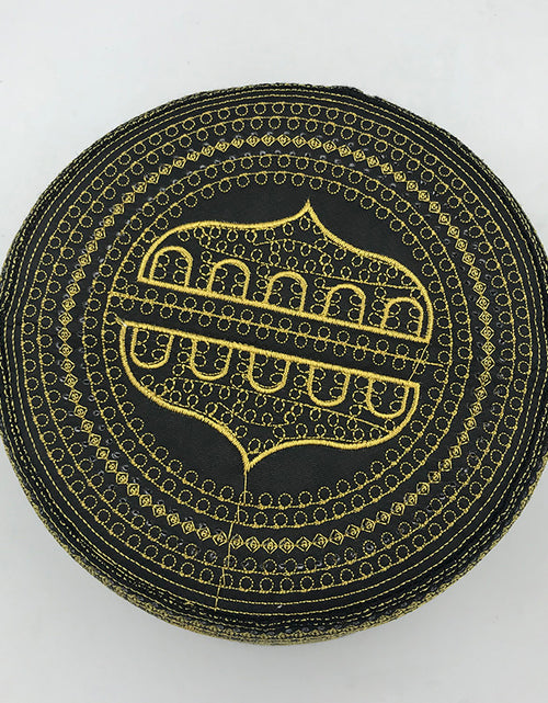 Load image into Gallery viewer, Cotton Embroidery Caps New Muslim Men Prayer Hats
