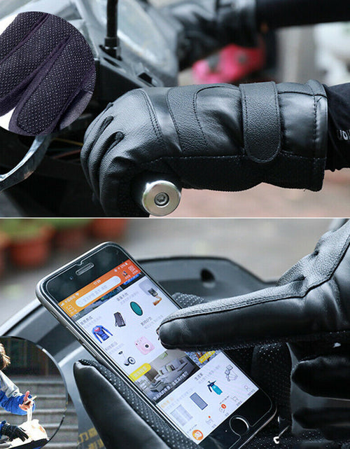 Load image into Gallery viewer, Winter Electric Heated Gloves Windproof Cycling Warm Heating Touch Screen Skiing Gloves

