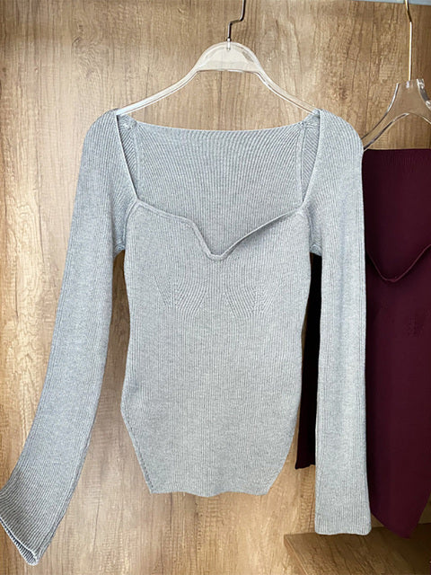 Load image into Gallery viewer, Woman's Long Sleeve Knitted Pullover
