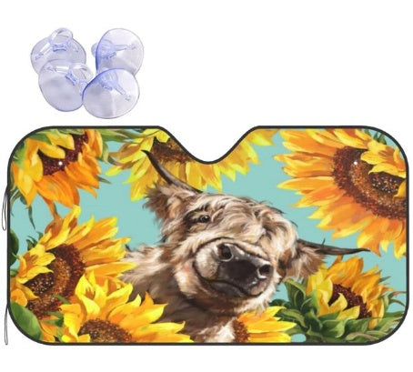 Load image into Gallery viewer, Car Sun Shield Front Stop Sunscreen Heat Insulation Non-punching Telescopic Curtain
